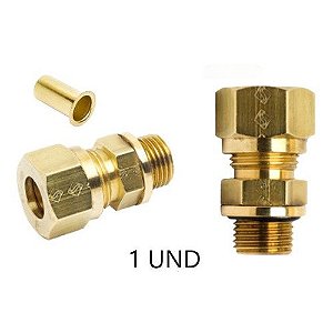 União Compressão Porca Anilha Tubo 10mm X Rosca M22