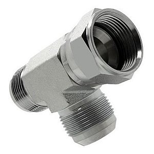 Tee Hidráulico Fêmea Giratória Lateral 1.1/16 Jic