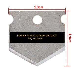 Lâmina Para Cortador DeTubo Pu Pa Pebd