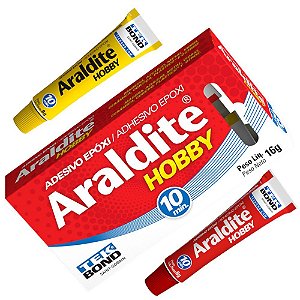 Cola Adesivo Epóxi Araldite Hobby 10minutos 16g Tekbond