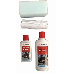 Kit De Limpeza E Hidratação De Couro  Wurth