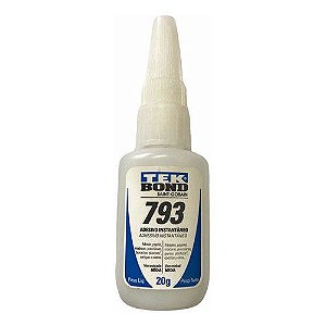 Cola Instantânea 793 Tekbond Adesivo Viscosidade Média 20g