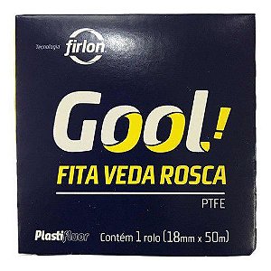 Fita Veda Rosca Teflon Firlon Ptfe 50 Metros X 18mm Gool