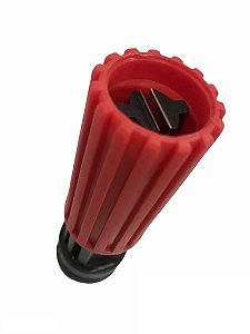 Esguicho Regulavel Lava Auto Jato 1/2  Furo 3,2mm Vermelho