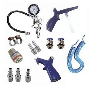 Kit Calibrador  Engate Rápido  Acessórios  Mangueira 10m