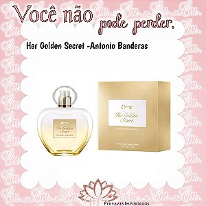 Perfume Feminino Her Golden Secret Antonio Banderas 80ml