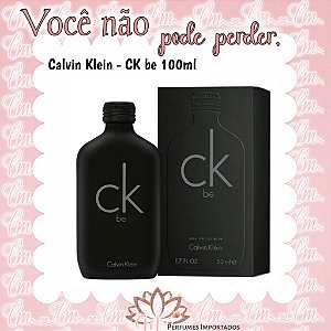 Perfume unissex CK - Calvin Klein 100ml