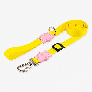 Guia para cachorros Regulável Classic Yellow Rosa