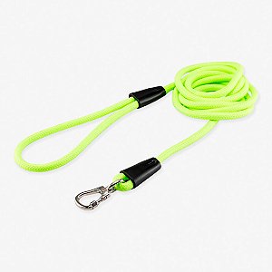 Guia de corda para cachorros 2 Metros Neon Green