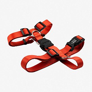 Kit Guia 2 Metros + Peitoral H Smart Red