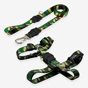 Kit Guia Padrão + Peitoral H Smart Army