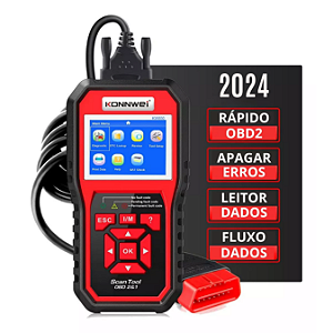 Scanner Automotivo Konnwei Kw850 Obd2 Configura Em Portugues