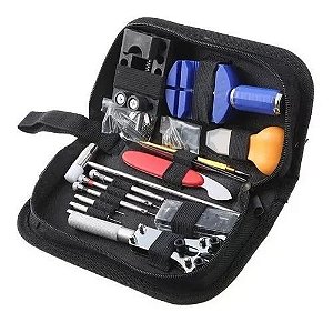 Kit 151 Ferramentas Relojoeiro para Conserto Reparo Relogio
