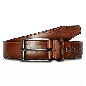 Cinto Slim Oldmoney Masculino Couro Legítimo Marrom