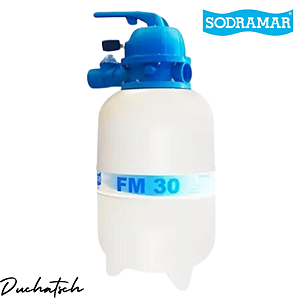 Filtro de Areia Sodramar FM-30 – 28.000L, Tanque Anticorrosivo