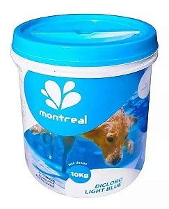Cloro Montreal Light Blue 3 em 1 - balde 10 kg