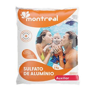 Sulfato de alumínio Montreal - pacote 2kg