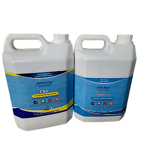 Kit Clarificante e Algicida Manutenção Atcllor  Galão 05 L