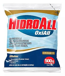 OXIALL Hiidroall 500 Gr - Oxidante Para Águas de Piscinas