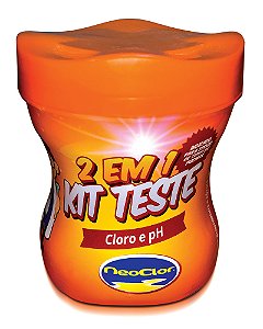 Kit Teste Para Piscina 2 Em 1 Neoclor - Cloro e pH