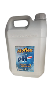 Redutor de pH e Alcalinidade Líquido ALVFLEX 5 Litros - Para Piscinas