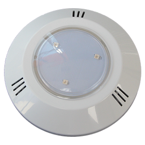 Refletor Hiper LED 6W Azul Frente New Brustec para Piscina - 3 Leds 156 mm