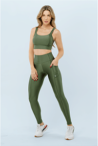 Legging Violeta Verde Agave