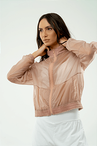 JAQUETA CORTA VENTO CRISTALE ROSE