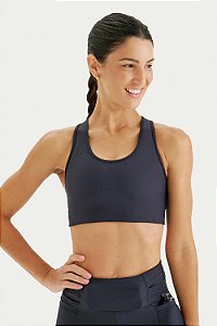 Top de Compressão com Super Bolso 2.0 Simple Preto