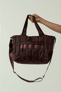 BOLSA NYLON MEDIA EBANO