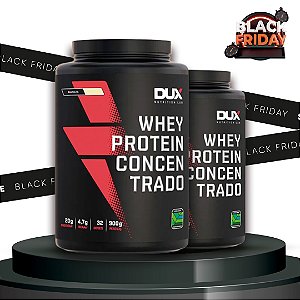 KIT 2X WHEY CONCENTRADO 900G - DUX