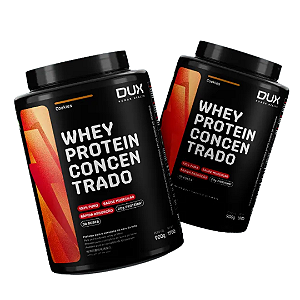 KIT 2X WHEY CONCENTRADO 900G - DUX