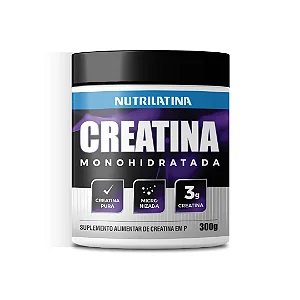 CREATINA 300G - NUTRILATINA