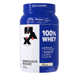 WHEY 100% 900G MAX TITANIUM POTE