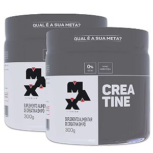 KIT 2X CREATINA 300G MAX TITANIUM