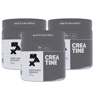 KIT 3X CREATINA 300G MAX TITANIUM