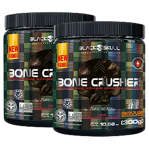 KIT 2XBONE CHUSHER 300G - BLACK SKULL