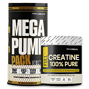 KIT MEGA PUMP PACK + CREATINA 300G - FULL HEALTH