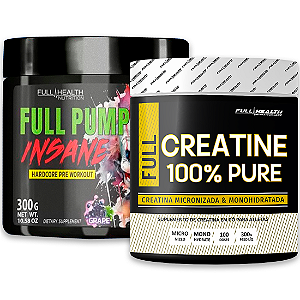 INSANE PUMP 300g + CREATINA 300g - FULL HEALTH
