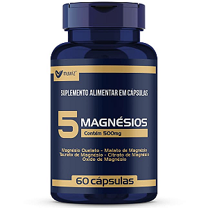 5 MAGNÉSIOS 60 CAPS - MUWIZ