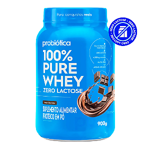 WHEY 100% PURE ZERO LACTOSE 900g PROBIOTICA