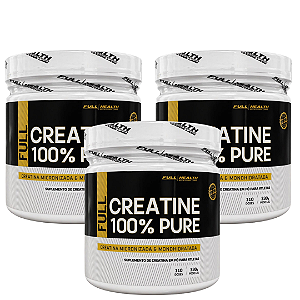 KIT 3X CREATINA 330G FULL HEALTH