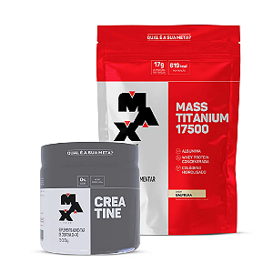 MASS TITANIUM 3KG + CREATINA MAX TITANIUM 300G