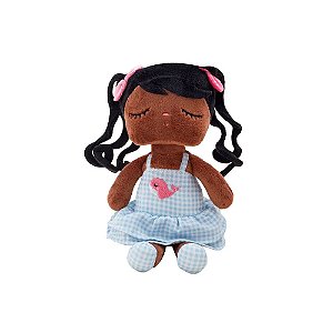 Sehao Cute Curly Black African Black Baby Doll Mini Doll Baby Toys 