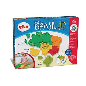 Mapa Brasil - Regiões - Estados E Capitais - Adoleta Brinquedos Educativos