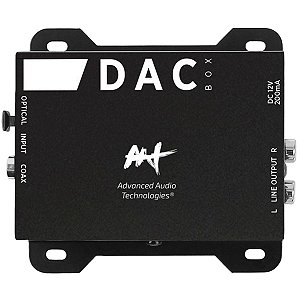 Conversor De Áudio Digital Analógico AAT DAC BOX Óptico para RCA