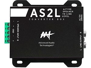 Conversor de Sinal Amplificado para Sinal de Linha RCA AAT AS2L