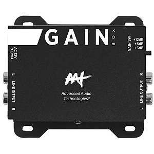 Amplificador de Sinal de Linha Ajustável AAT GAIN BOX
