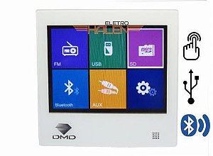 Amplificador de Parede DMD DM837 - Bluetooth / USB / MICROSD