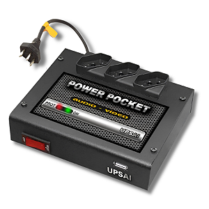 Condicionador de energia UPSAI ACF PowerPocket Audio/video 120V